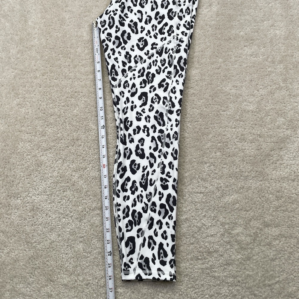 NWT Fabletics PureLuxe Oasis High Waist Leggings Womens XL (12-14) White Black - Picture 3 of 11